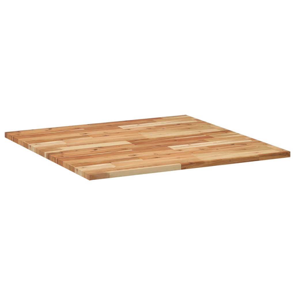 Solid Wood Acacia Square Table Top 80x80cm - Durable & Stylish
