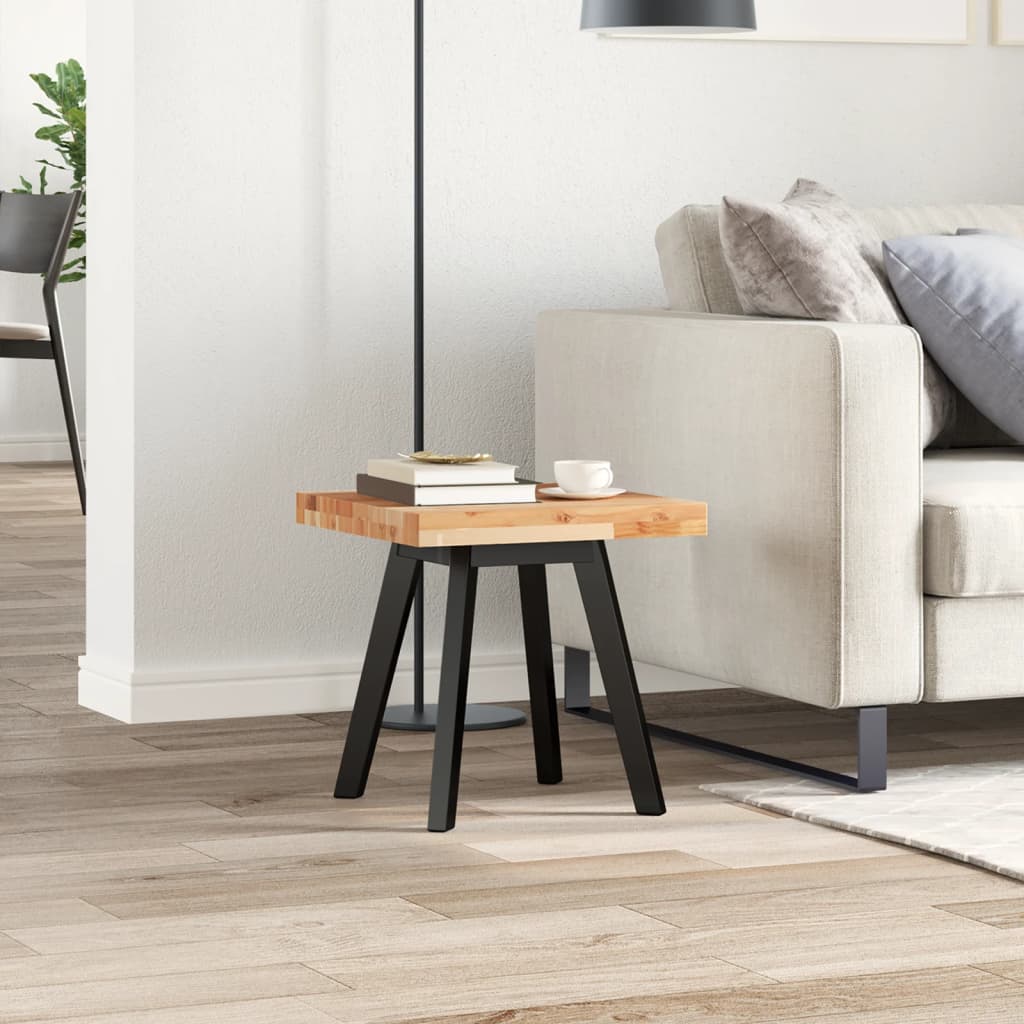 Solid Acacia Wood Table Top Square, 40x40x4 cm