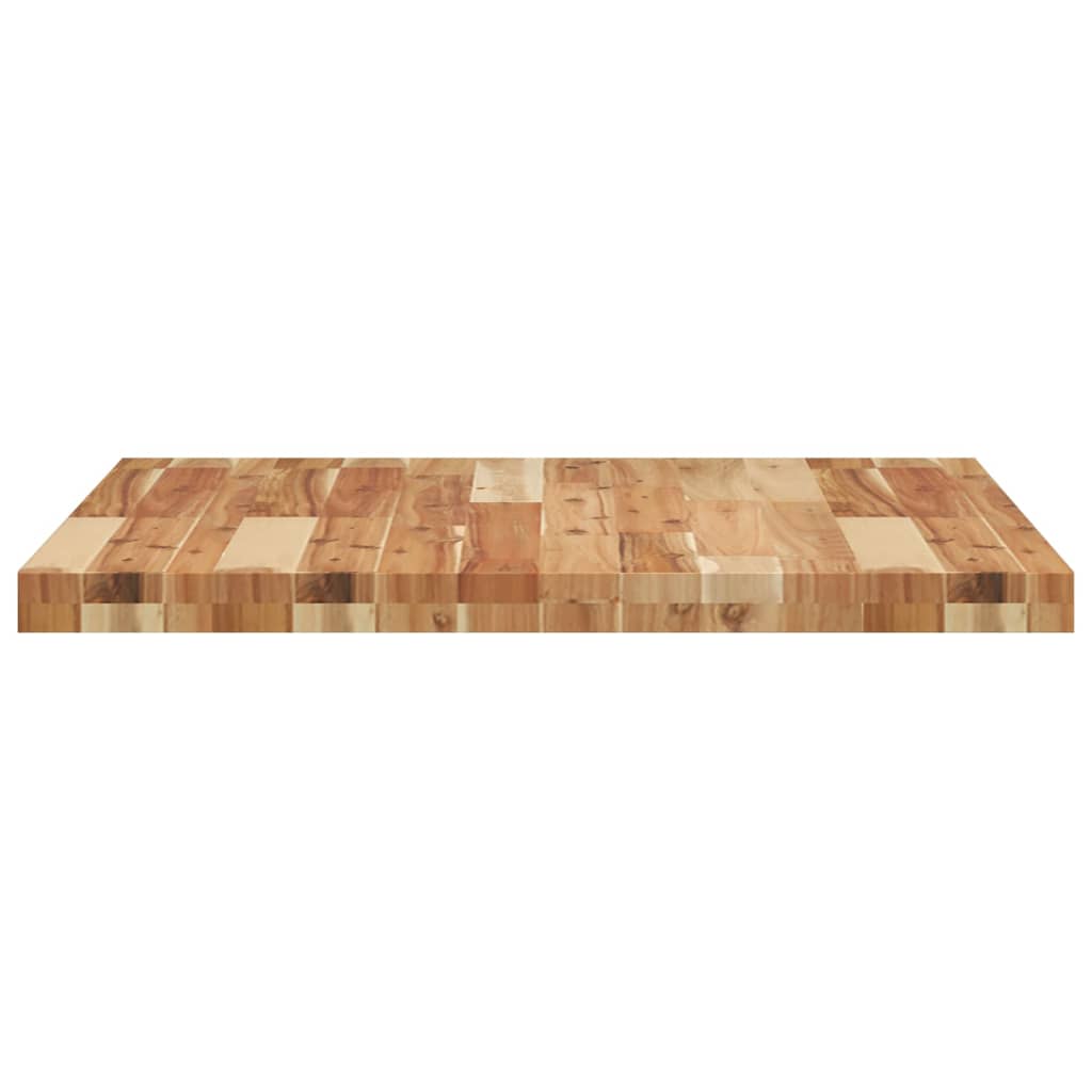 Solid Acacia Wood Table Top, Square 70x70x4 cm