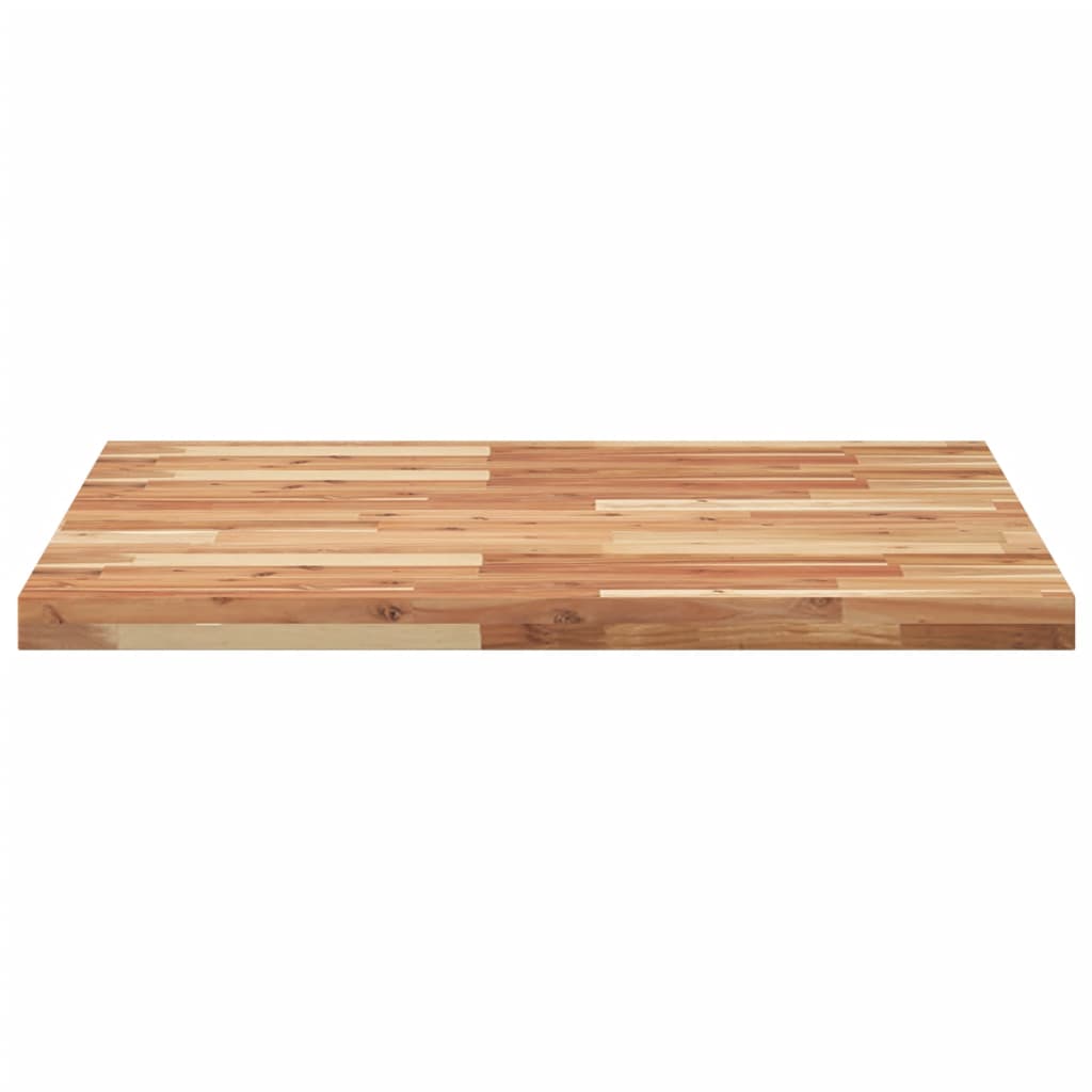 Solid Acacia Wood Square Table Top 80x80x4cm - Durable Elegance