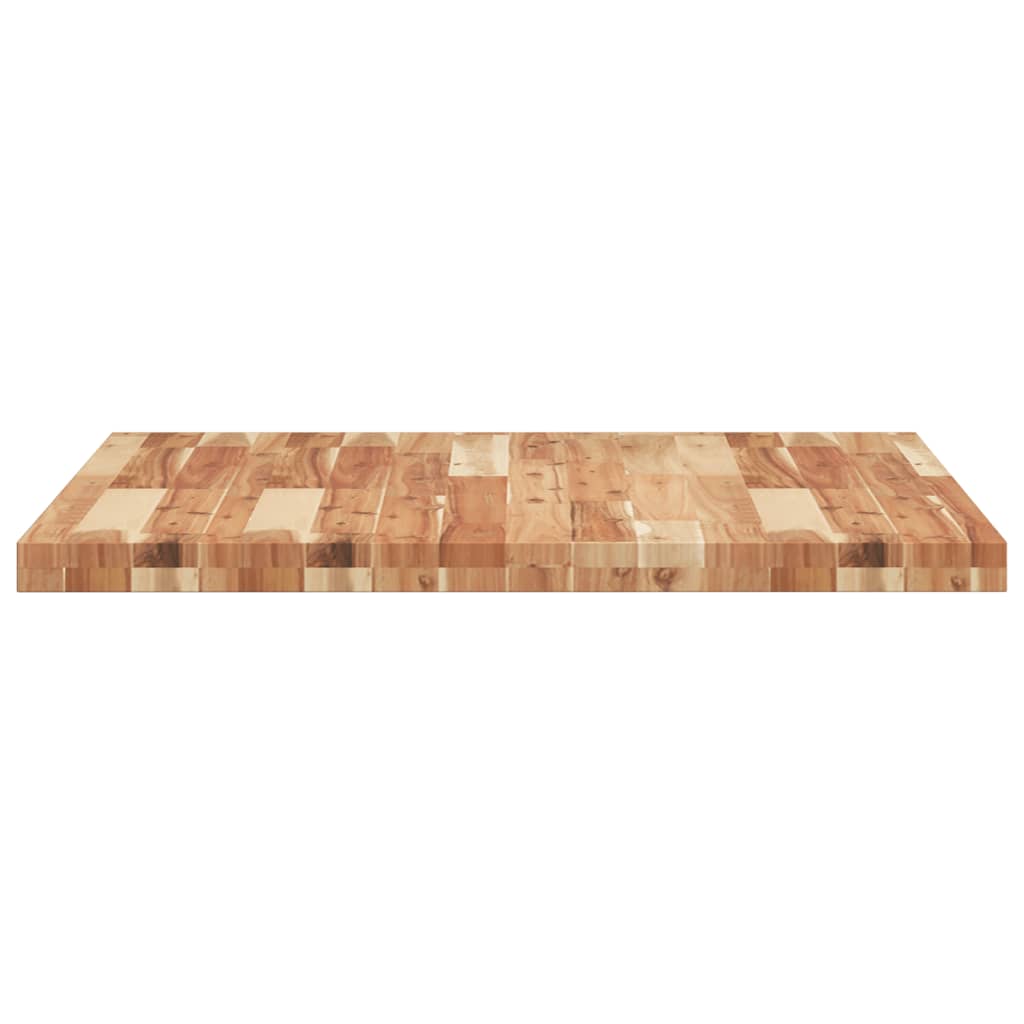 Solid Acacia Wood Square Table Top 80x80x4cm - Durable Elegance