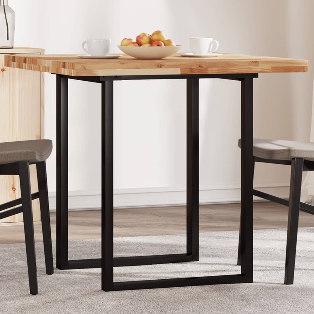 Solid Acacia Wood Square Table Top 80x80x4cm - Durable Elegance