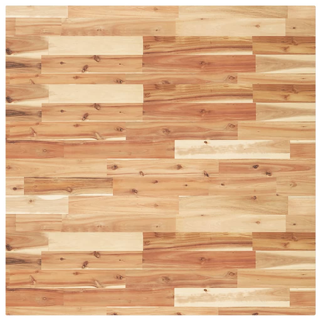 Solid Acacia Wood Square Tabletop 90x90x4 cm - Durable & Stylish