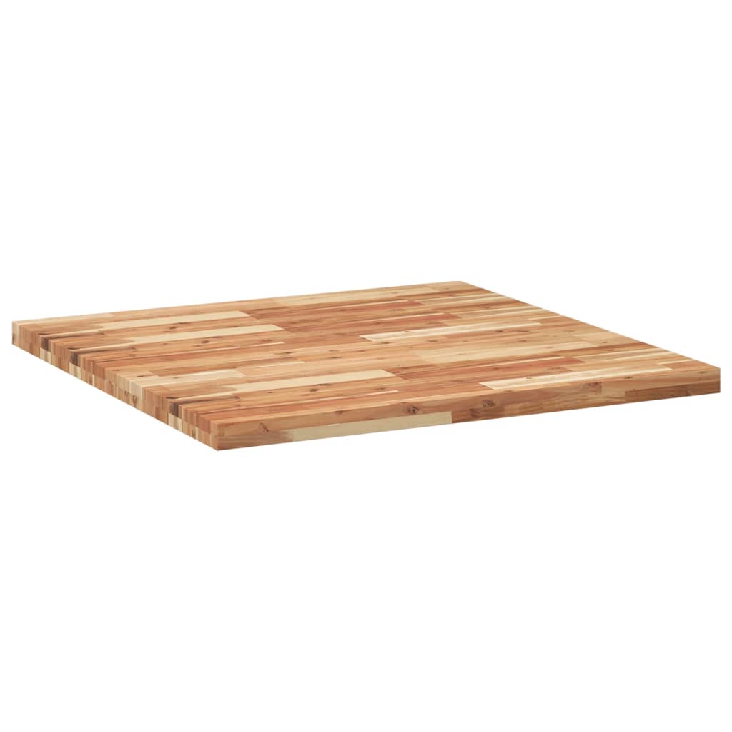 Solid Acacia Wood Square Tabletop 90x90x4 cm - Durable & Stylish