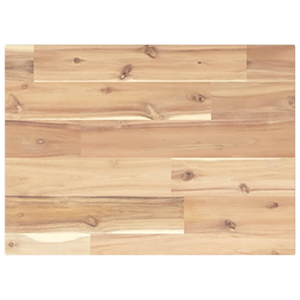 Solid Acacia Wood Table Top 40x30x2 cm - Rectangular Elegance