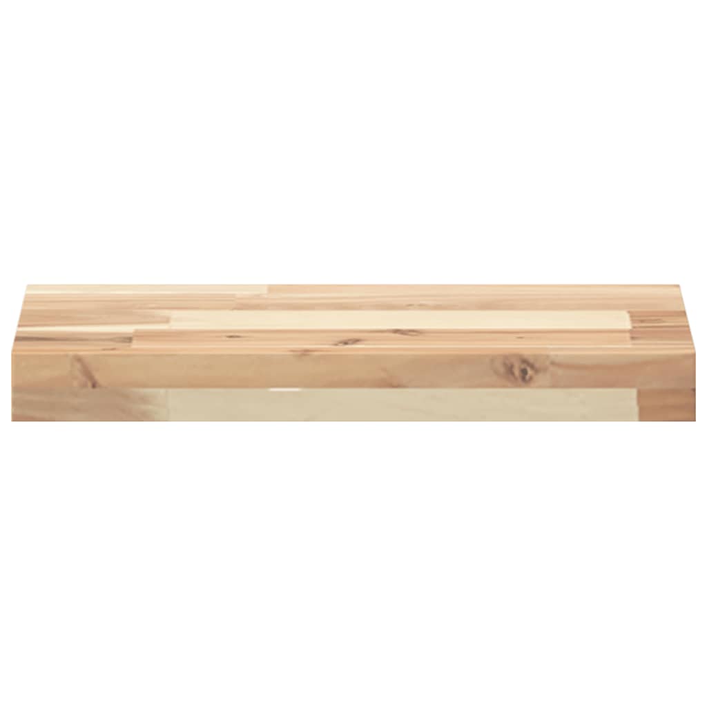 Solid Acacia Wood Table Top - Rectangular 60x20x4 cm