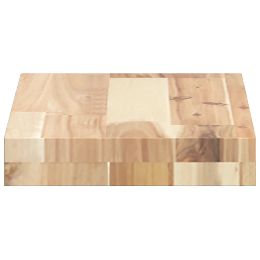 Solid Acacia Wood Table Top - Rectangular 60x20x4 cm