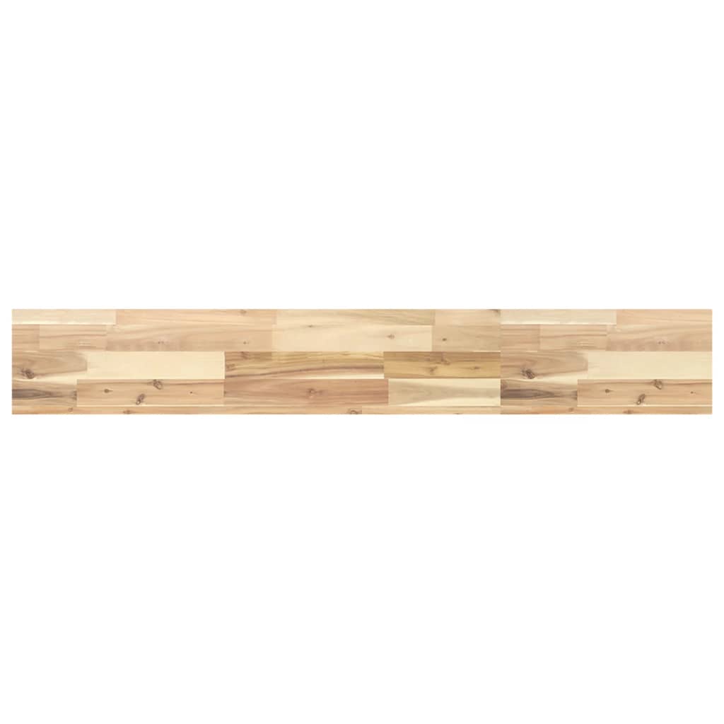 Solid Acacia Wood Table Top - Rectangular 140x20x4 cm