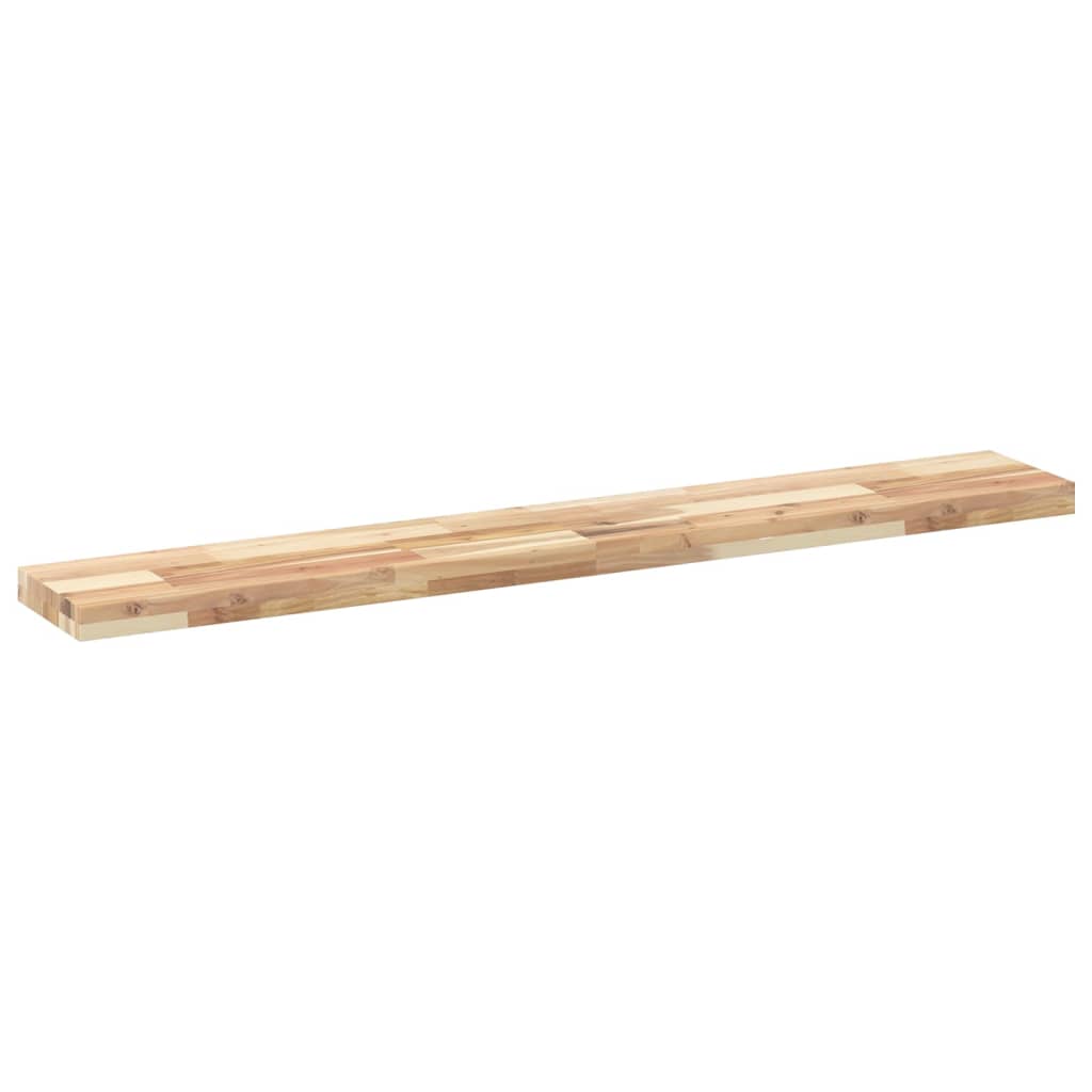 Solid Acacia Wood Table Top - Rectangular 140x20x4 cm