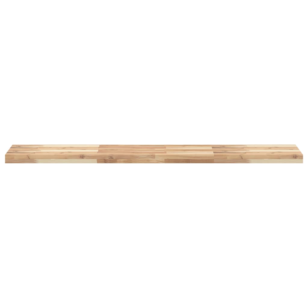 Solid Acacia Wood Table Top, Rectangular, 120x30x4 cm
