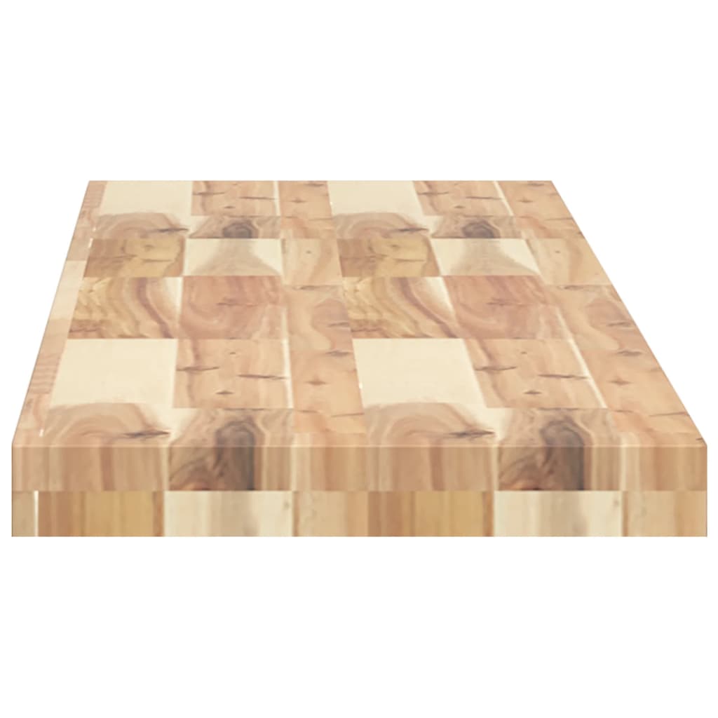 Solid Acacia Wood Table Top, Rectangular, 120x30x4 cm
