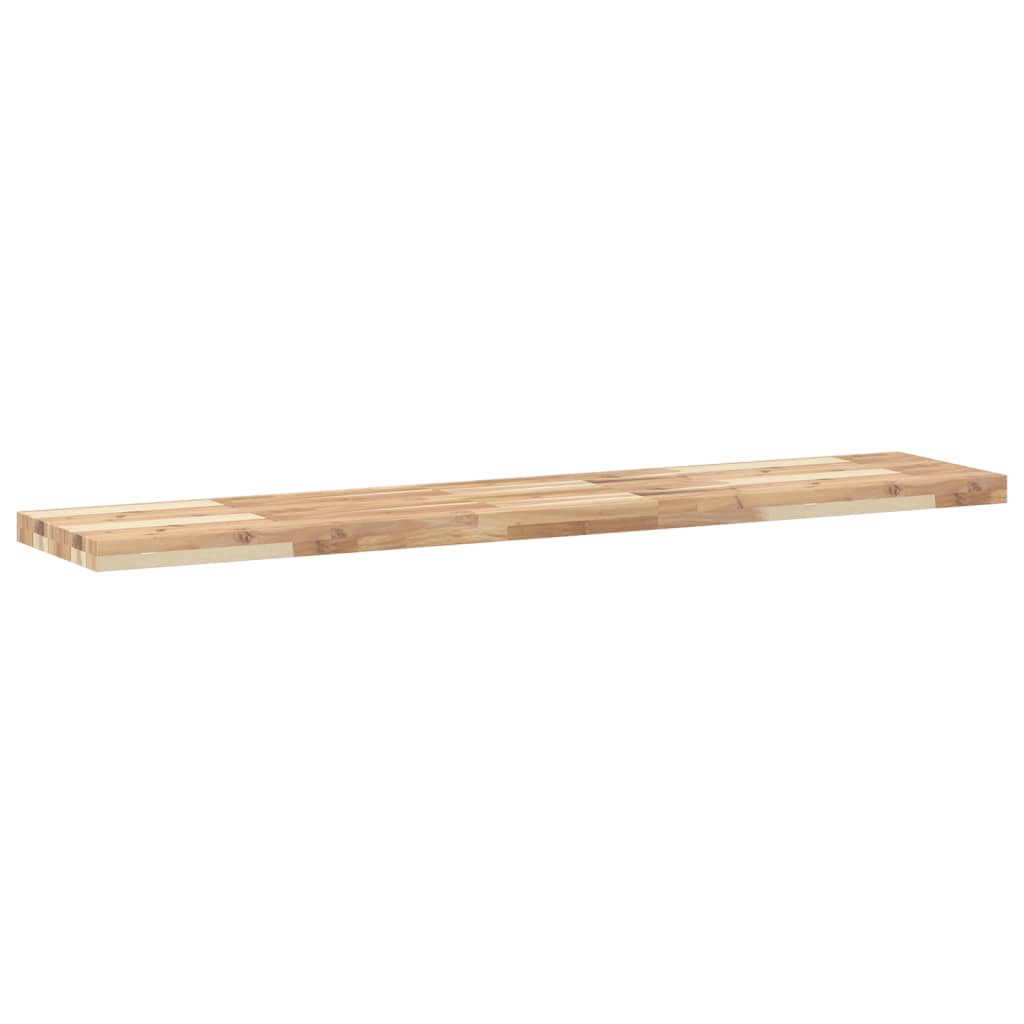 Solid Acacia Wood Table Top, Rectangular, 120x30x4 cm