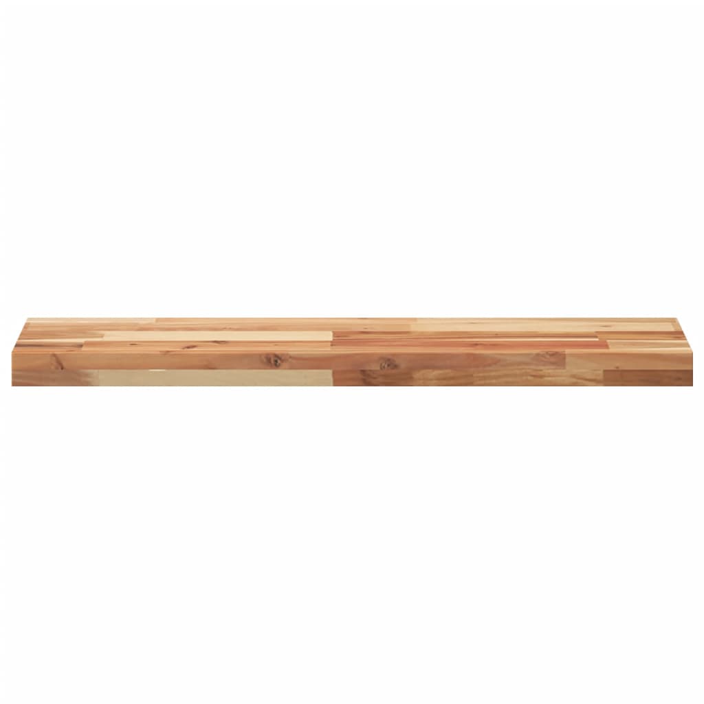 Solid Acacia Wood Table Top - Rectangular 100x20x4 cm