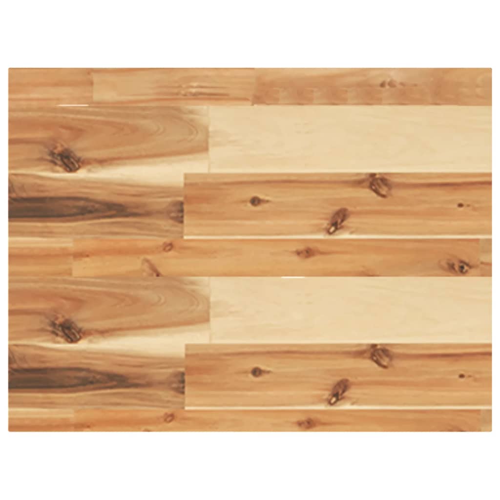Solid Wood Acacia Table Top - Rectangular 40x30x4 cm