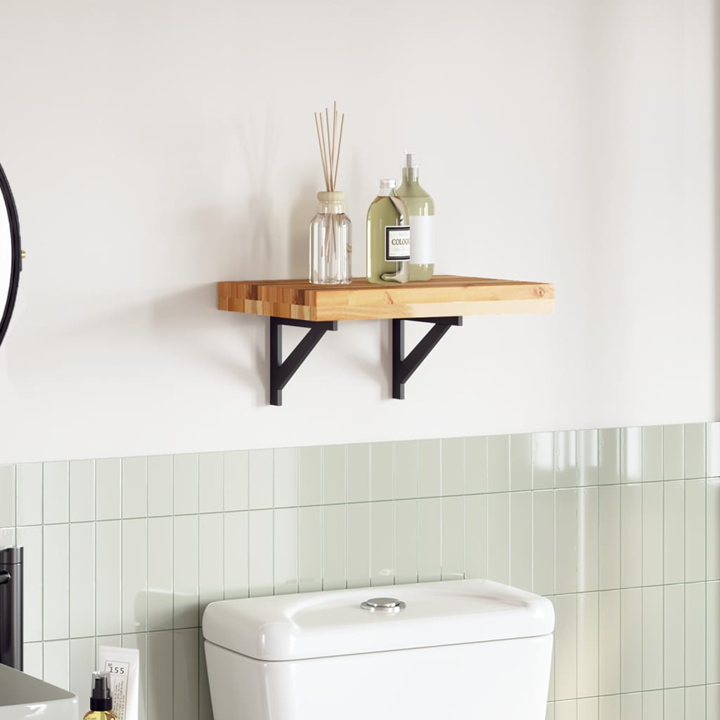 Solid Wood Acacia Table Top - Rectangular 40x30x4 cm