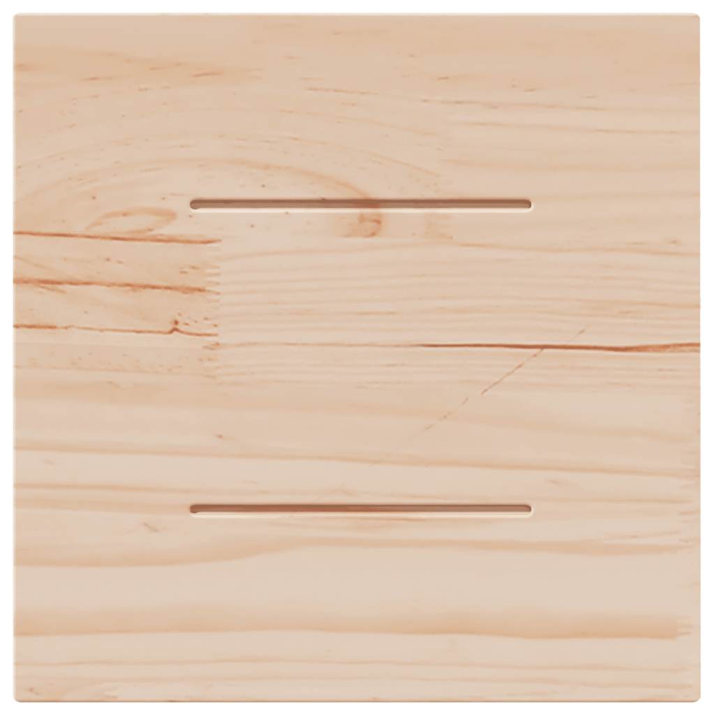 Square Solid Pine Wood Table Top 40x40 cm - Durable & Stylish