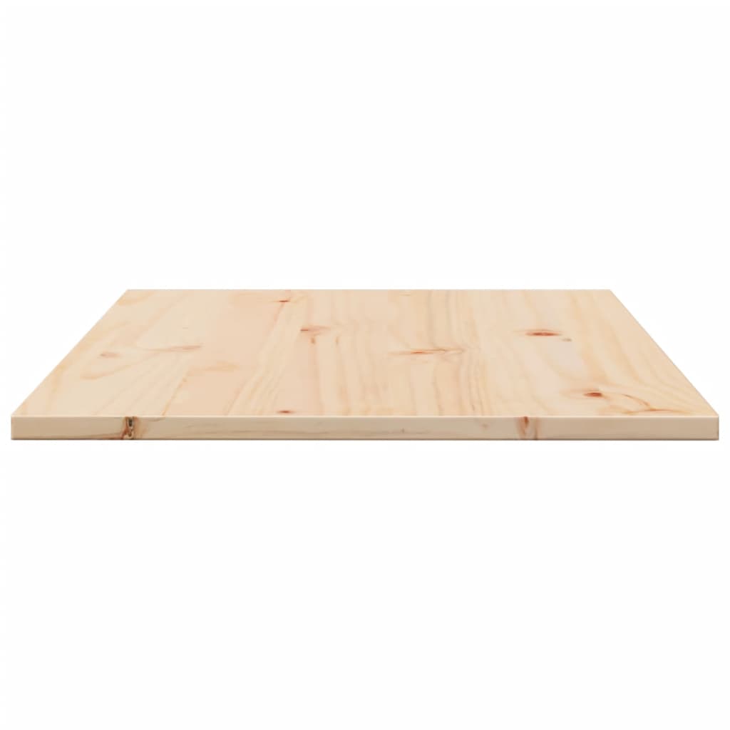 Solid Pine Wood Table Top 80x50 cm – Rectangular & Durable