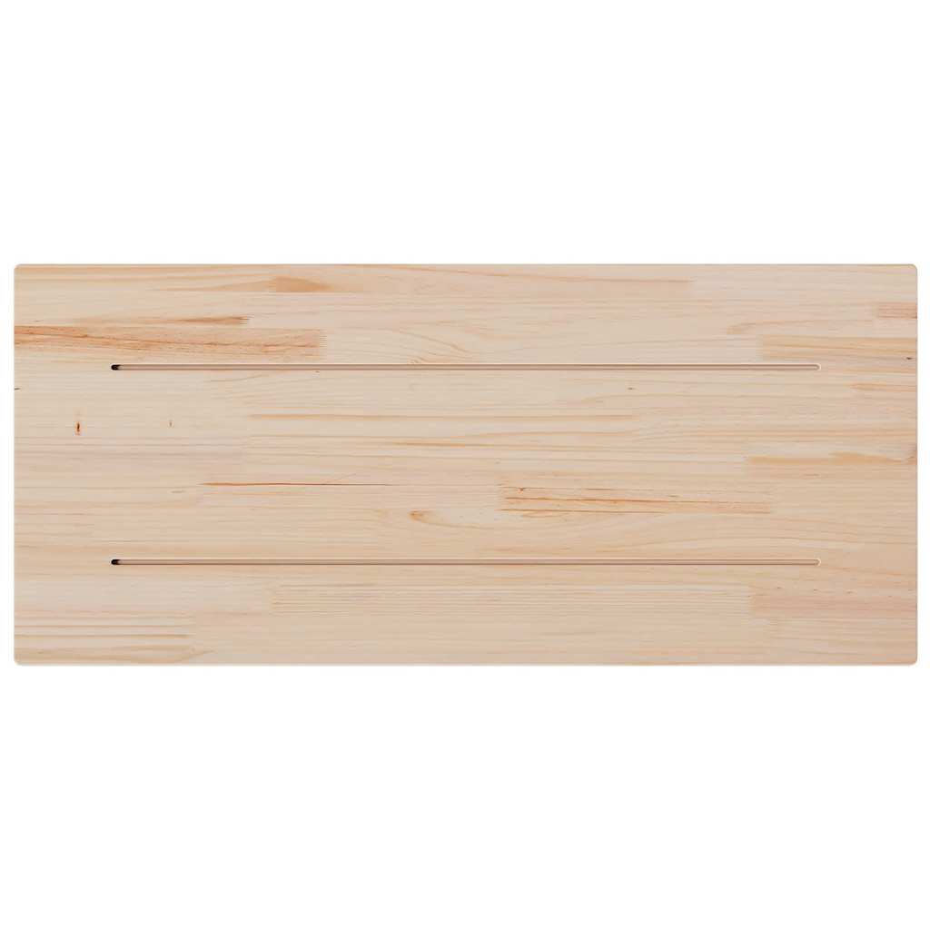 Solid Wood Pine Table Top - 90x40x1.7 cm Rectangular Design
