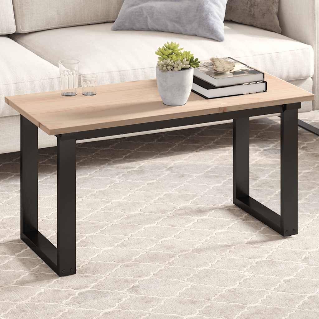Solid Wood Pine Table Top - 90x40x1.7 cm Rectangular Design