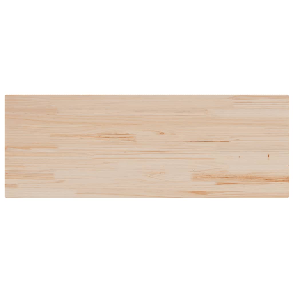 Solid Pine Wood Table Top, 110x40 cm Rectangle