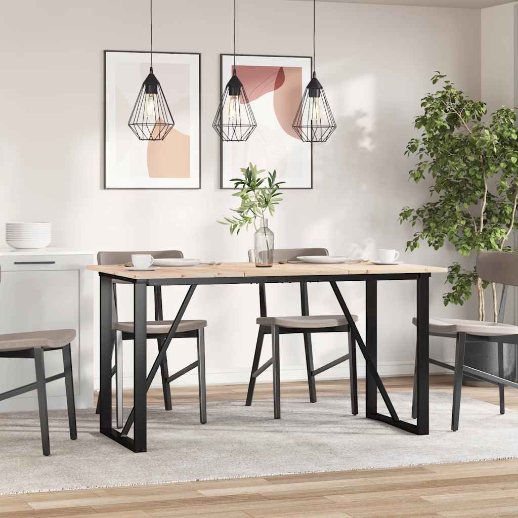 Solid Pine Wood Rectangular Table Tops Set - 80x47 cm, 3 Pcs