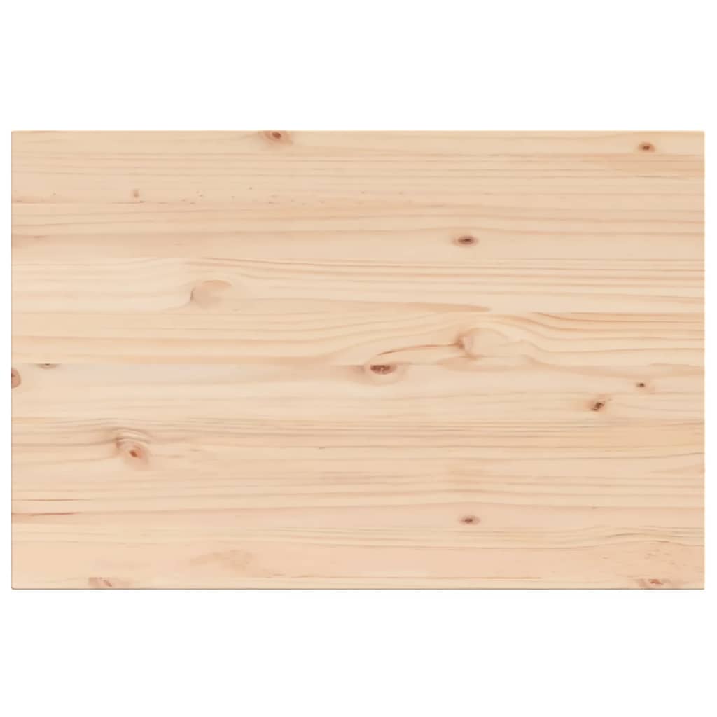 Solid Pine Table Tops Set - 3 Pcs, 80x53x1.7 cm, Rectangular