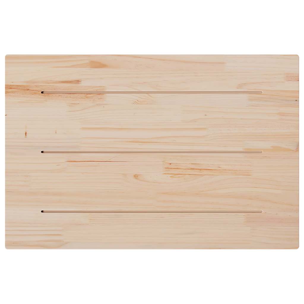Solid Pine Table Tops Set - 3 Pcs, 80x53x1.7 cm, Rectangular