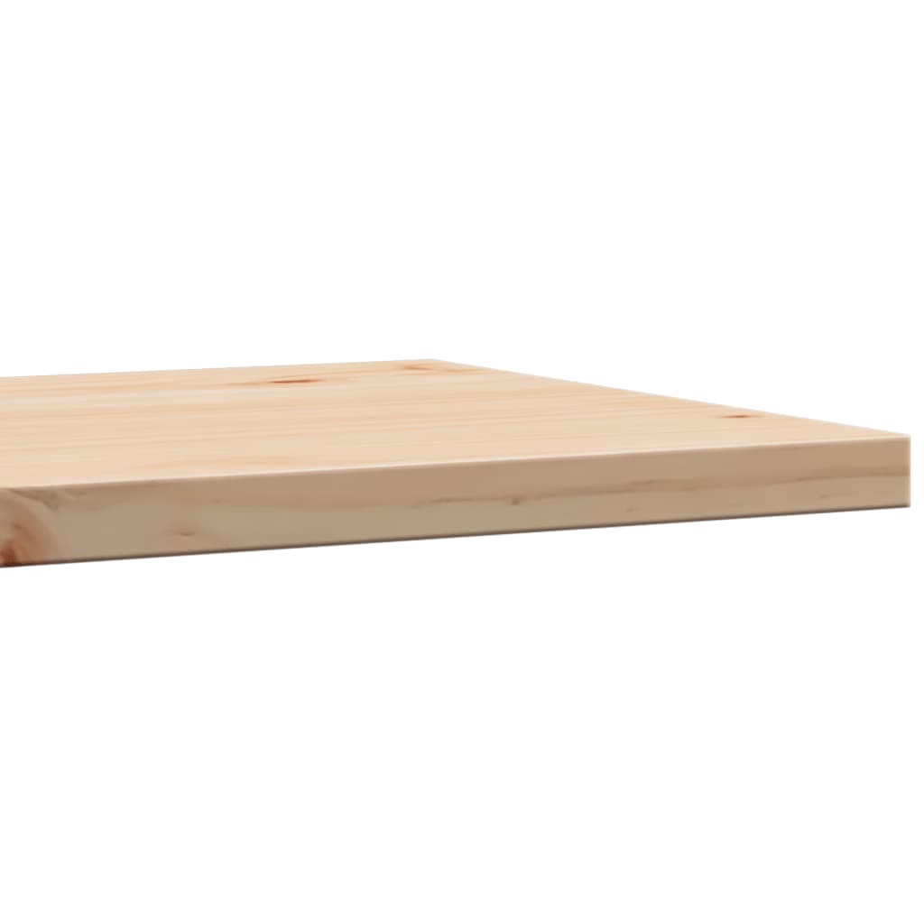 Solid Pine Square Table Top - 40x40 cm, Durable Wood Finish