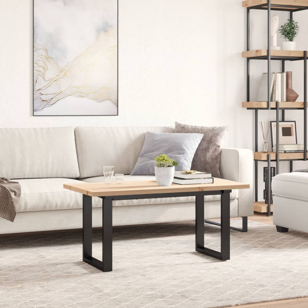 Solid Pine Wood Table Top - 100x50x2.5 cm Rectangular Design