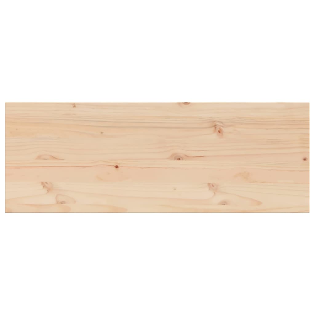 Solid Pine Wood Table Top - Rectangular 110x40x2.5 cm