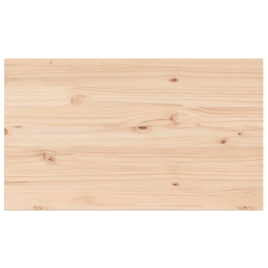 Solid Pine Table Tops Set - 3 Pcs, 80x47x2.5 cm, Rectangular