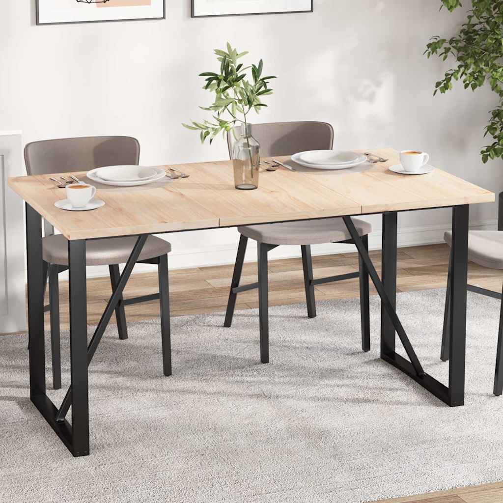 Solid Pine Table Tops Set - 3 Pcs, 80x47x2.5 cm, Rectangular