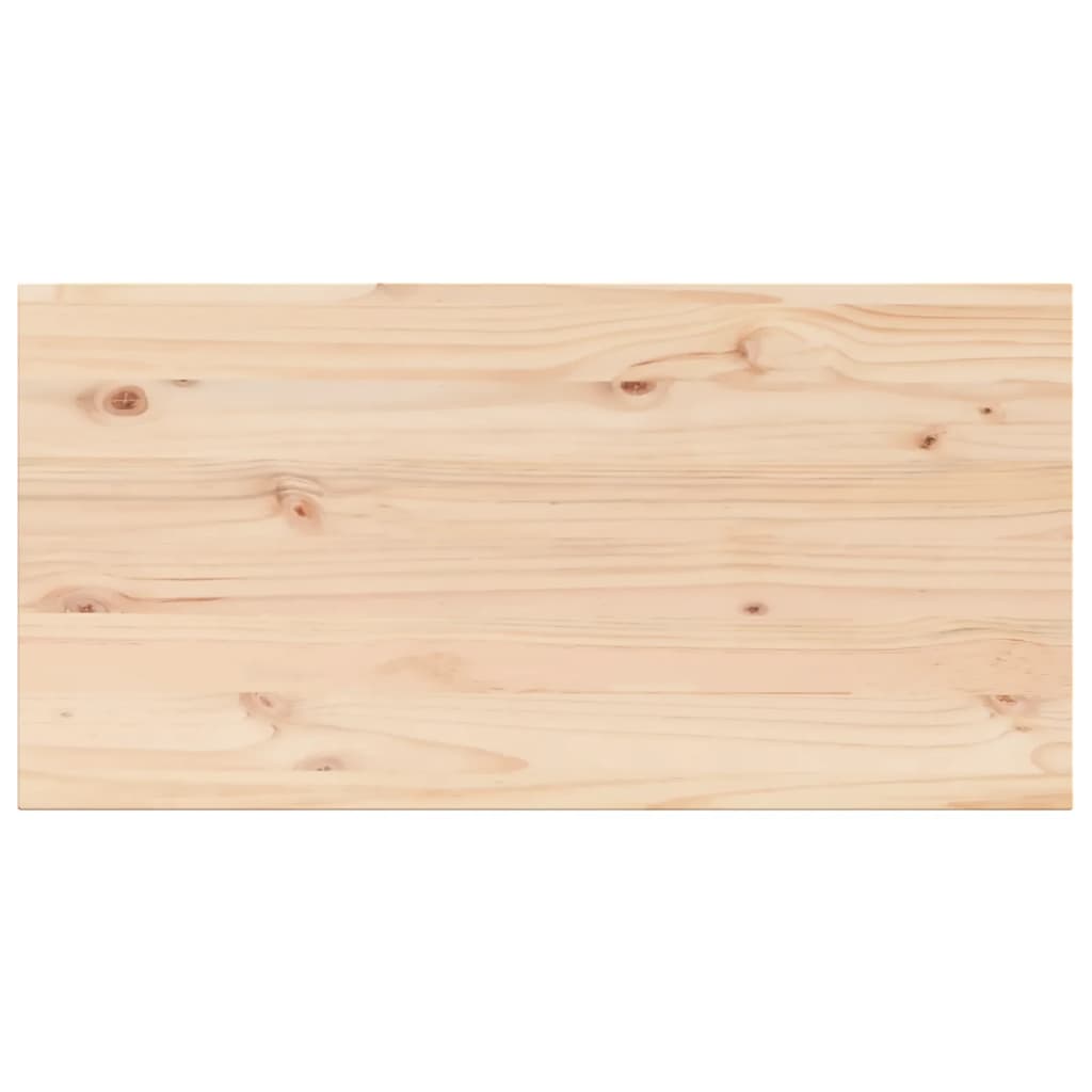 Solid Pine Table Tops Set - 4pcs, 90x45x2.5 cm, Rectangular