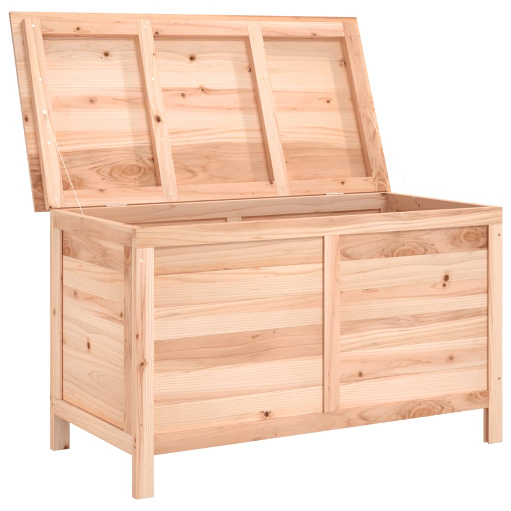 Solid Wood Fir Outdoor Cushion Box 99x50x56.5 cm - Stylish Storage