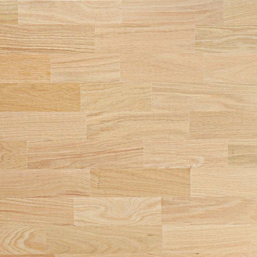 Solid Oak Rectangular Desktop 100x80x2.5 cm - Untreated Wood
