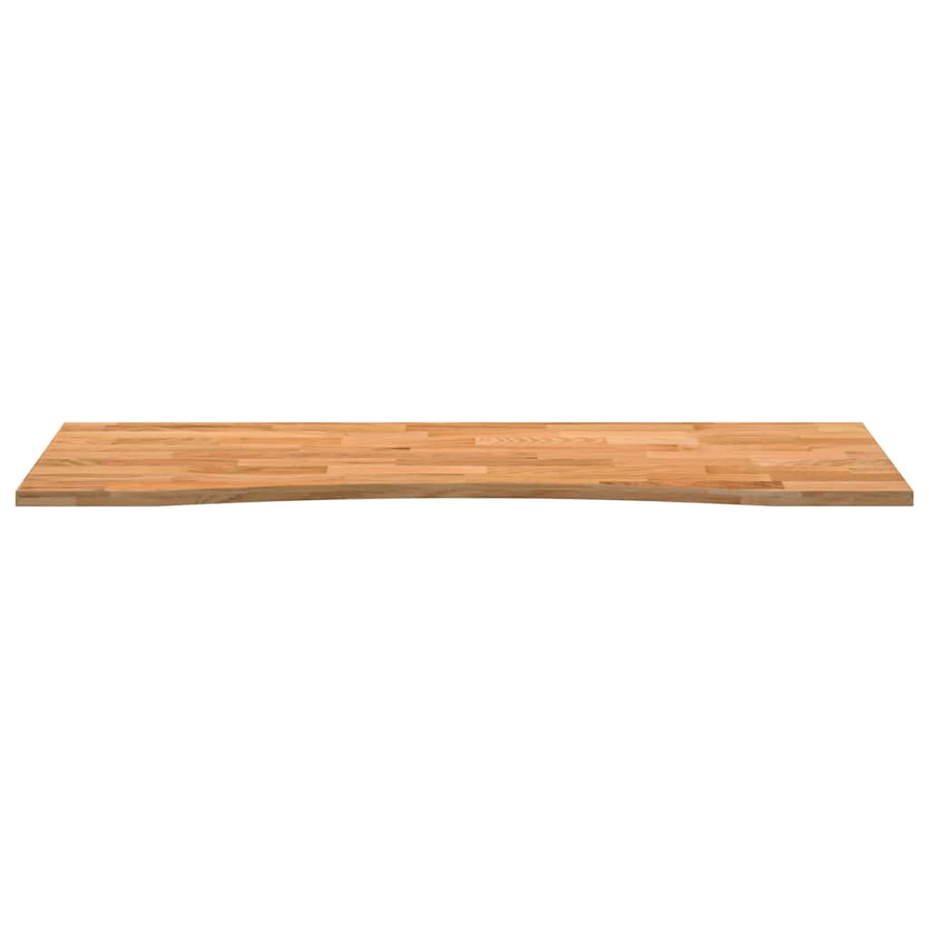 Solid Oak Desk Top, Light Brown, 140x50cm Rectangular