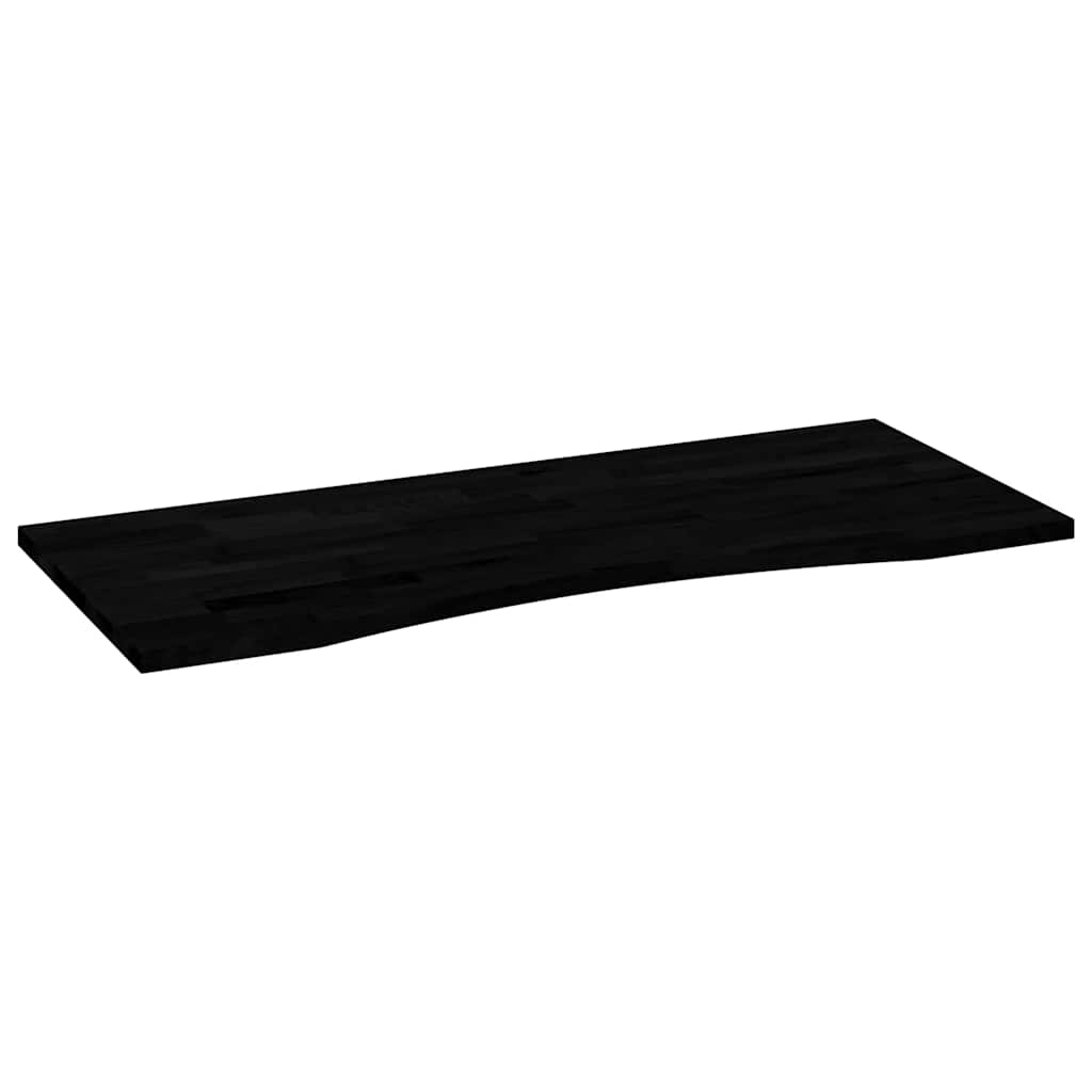 Solid Oak Desk Top - Dark Brown, 120x50x2.5 cm, Rectangular