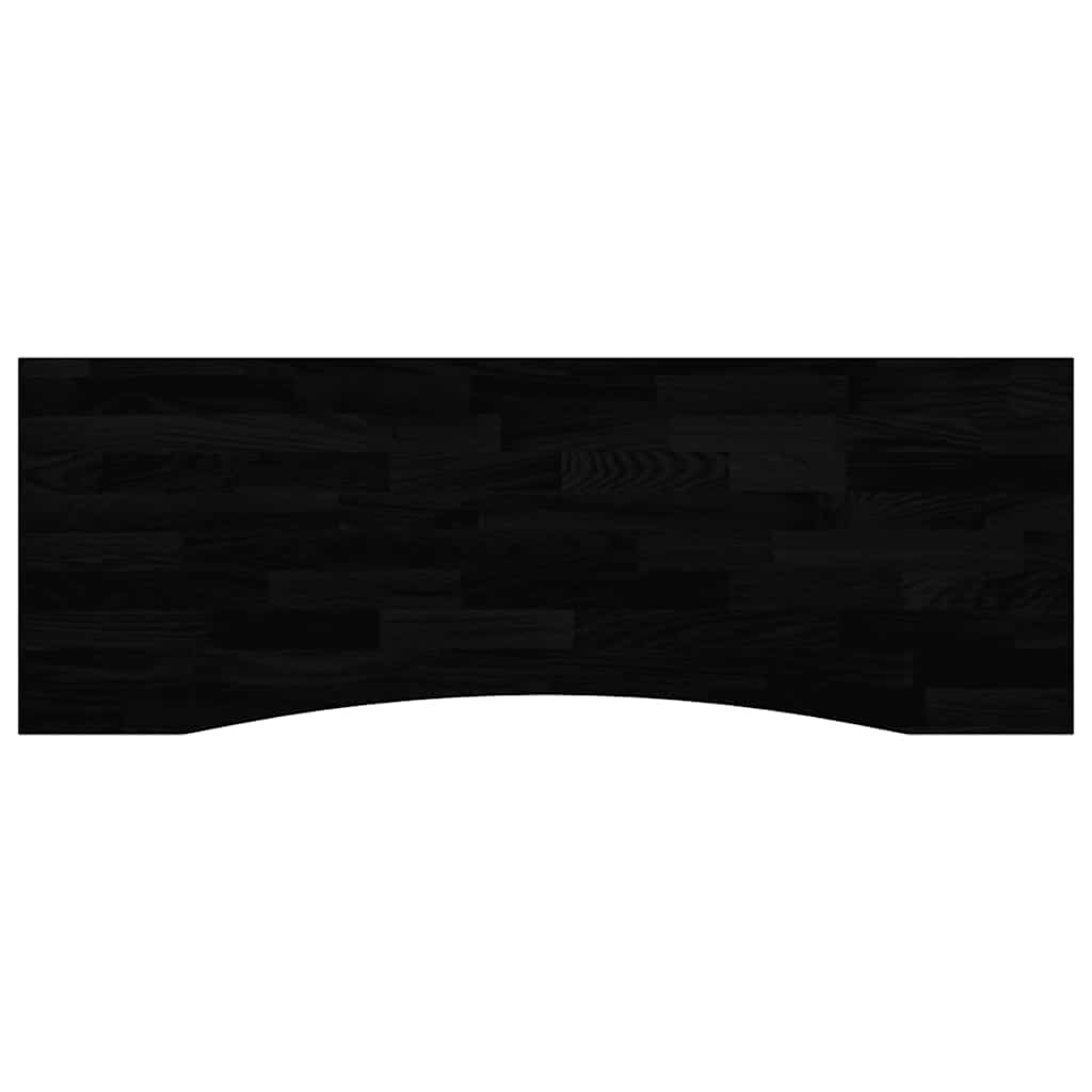 Solid Oak Desk Top - Dark Brown, 140x50x2.5 cm, Rectangular