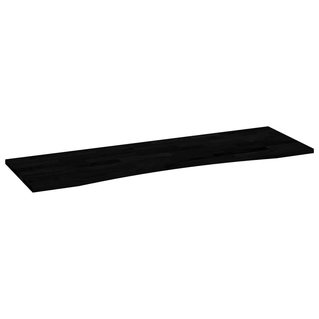 Solid Oak Dark Brown Desktop 160x50 cm – Durable & Elegant