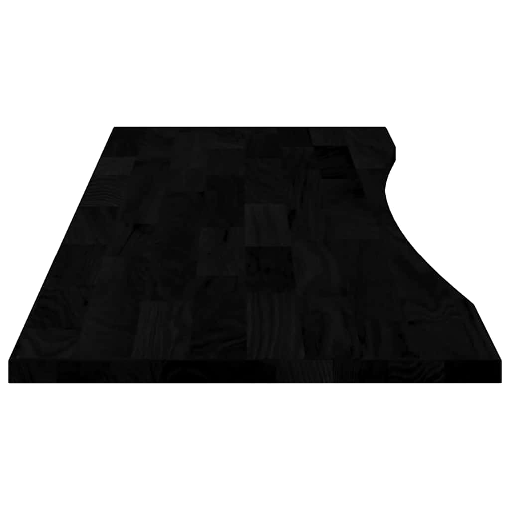 Solid Oak Dark Brown Desktop 160x50 cm – Durable & Elegant