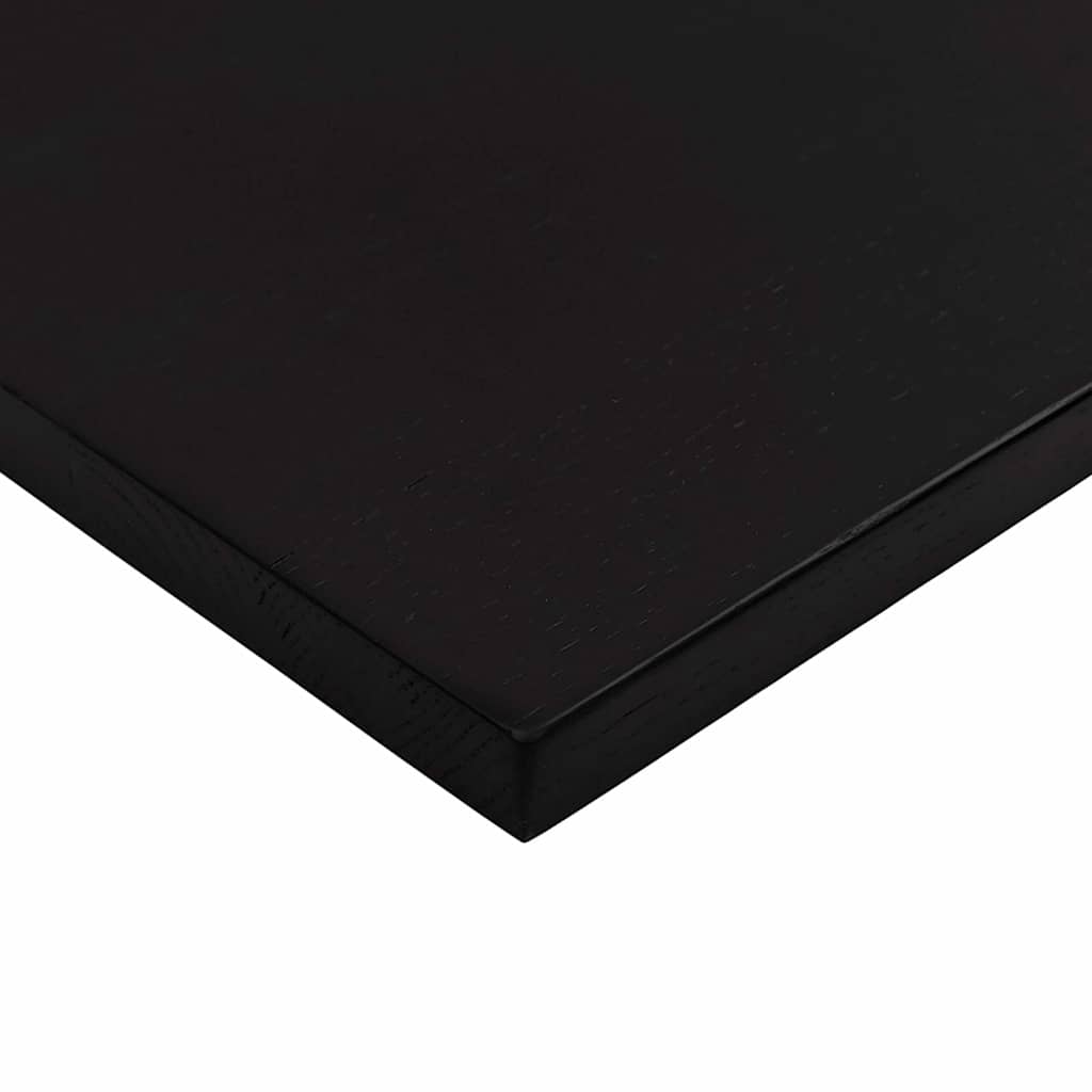 Solid Oak Desk Top, Dark Brown, 120x60x2.5 cm - Elegant Rectangular Design