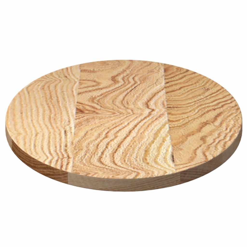 Solid Oak Oval Table Top 80x40x2 cm - Elegant & Durable