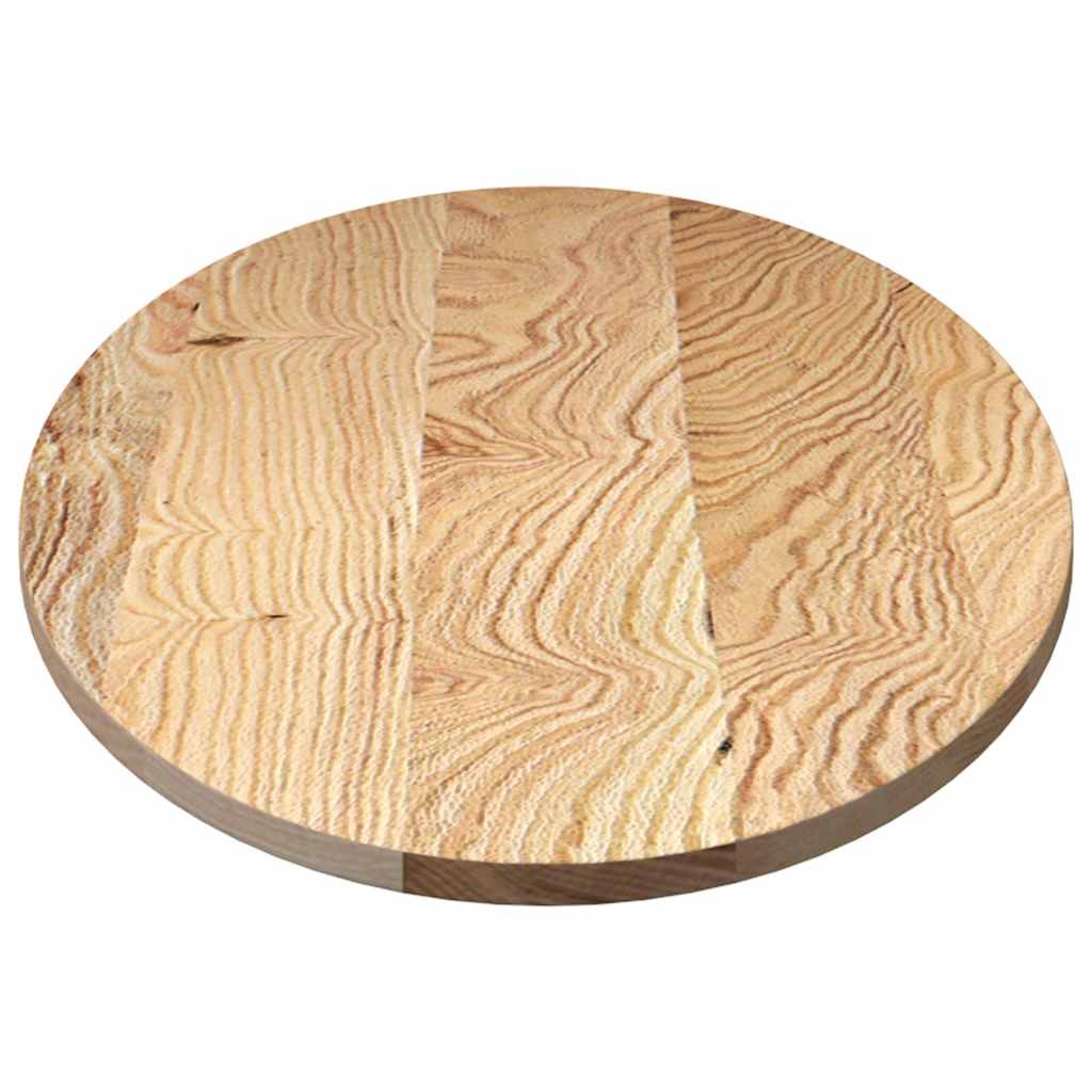 Oval Oak Solid Wood Table Top 140x60x2 cm - Elegant & Durable