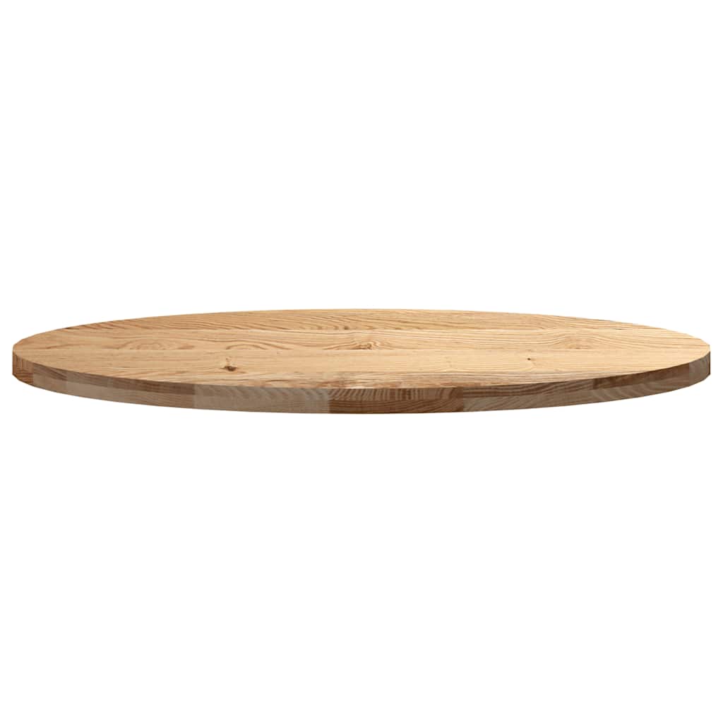 Solid Oak Oval Table Top 120x60x4 cm - Elegant & Durable