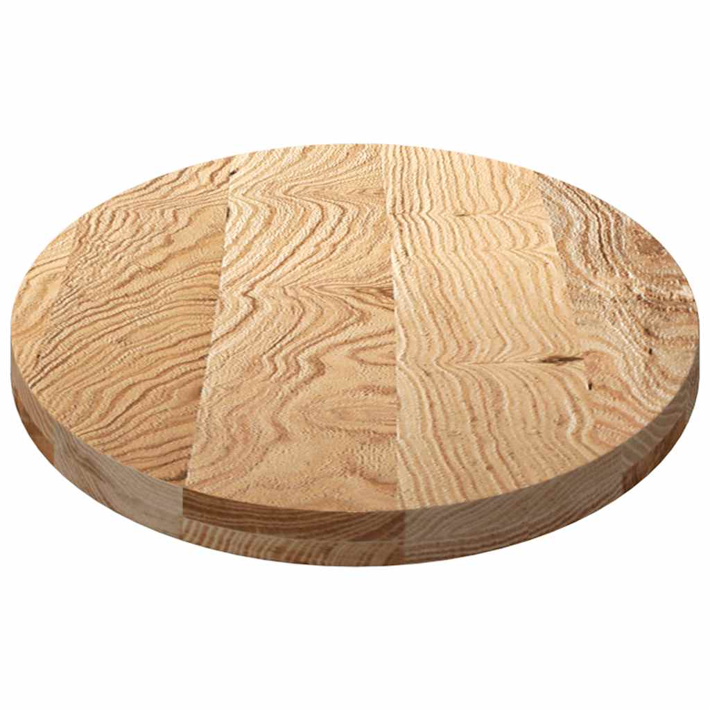 Solid Oak Oval Table Top 120x60x4 cm - Elegant & Durable