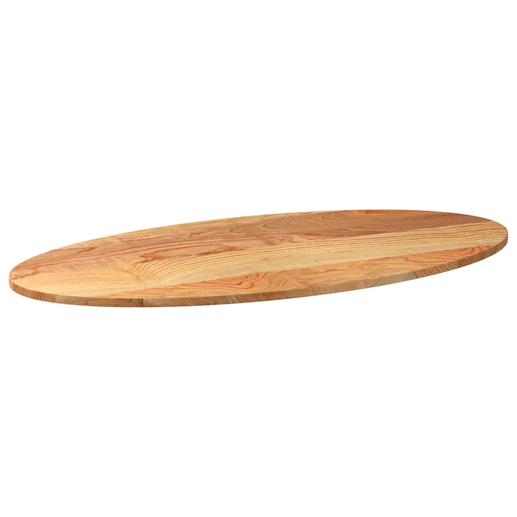 Solid Oak Oval Table Top Light Brown 120x60cm | Elegant Design
