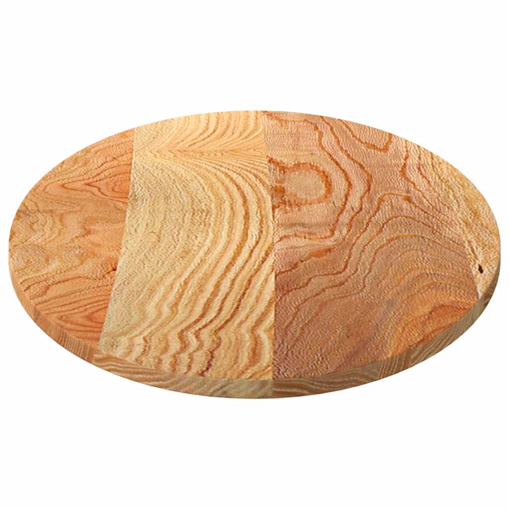 Solid Oak Oval Table Top Light Brown 120x60cm | Elegant Design