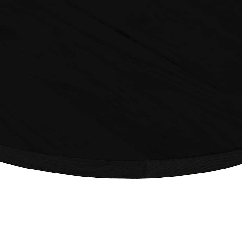 Solid Oak Oval Table Top - Dark Brown, 80x40x2cm