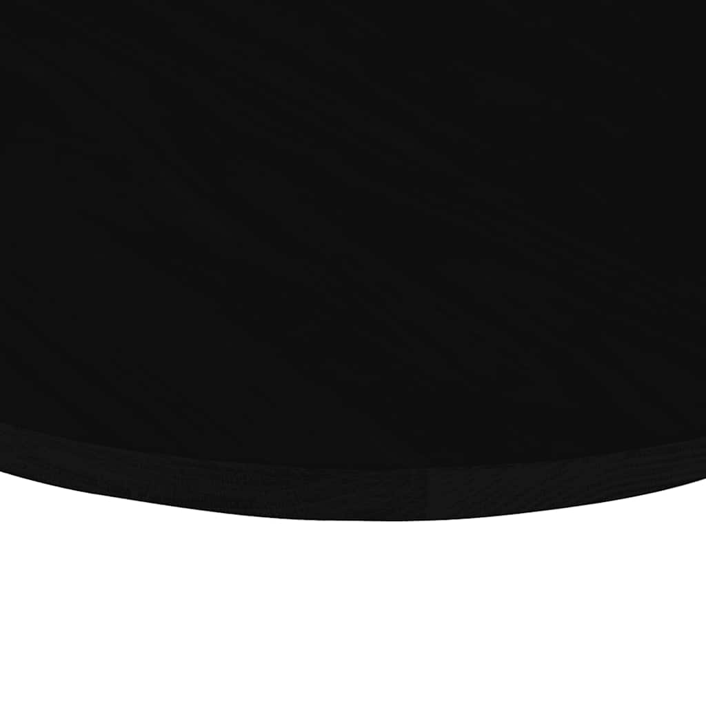 Solid Oak Oval Table Top, Dark Brown, 120x60x2 cm