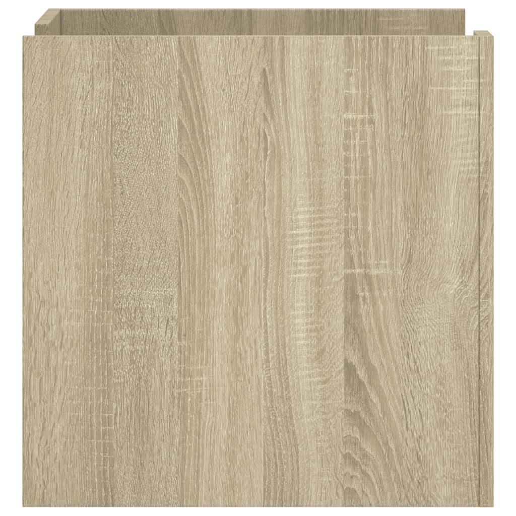 Sonoma Oak Bedside Cabinet 45x50x50 cm - Engineered Wood
